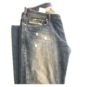 Blue Diesel Jeans - 34 x 32 Zatiny 0844U Wash